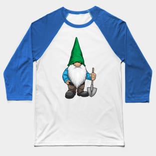 Gnome Halloween Shovel Baseball T-Shirt